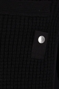 SACAI wool and twill pullover