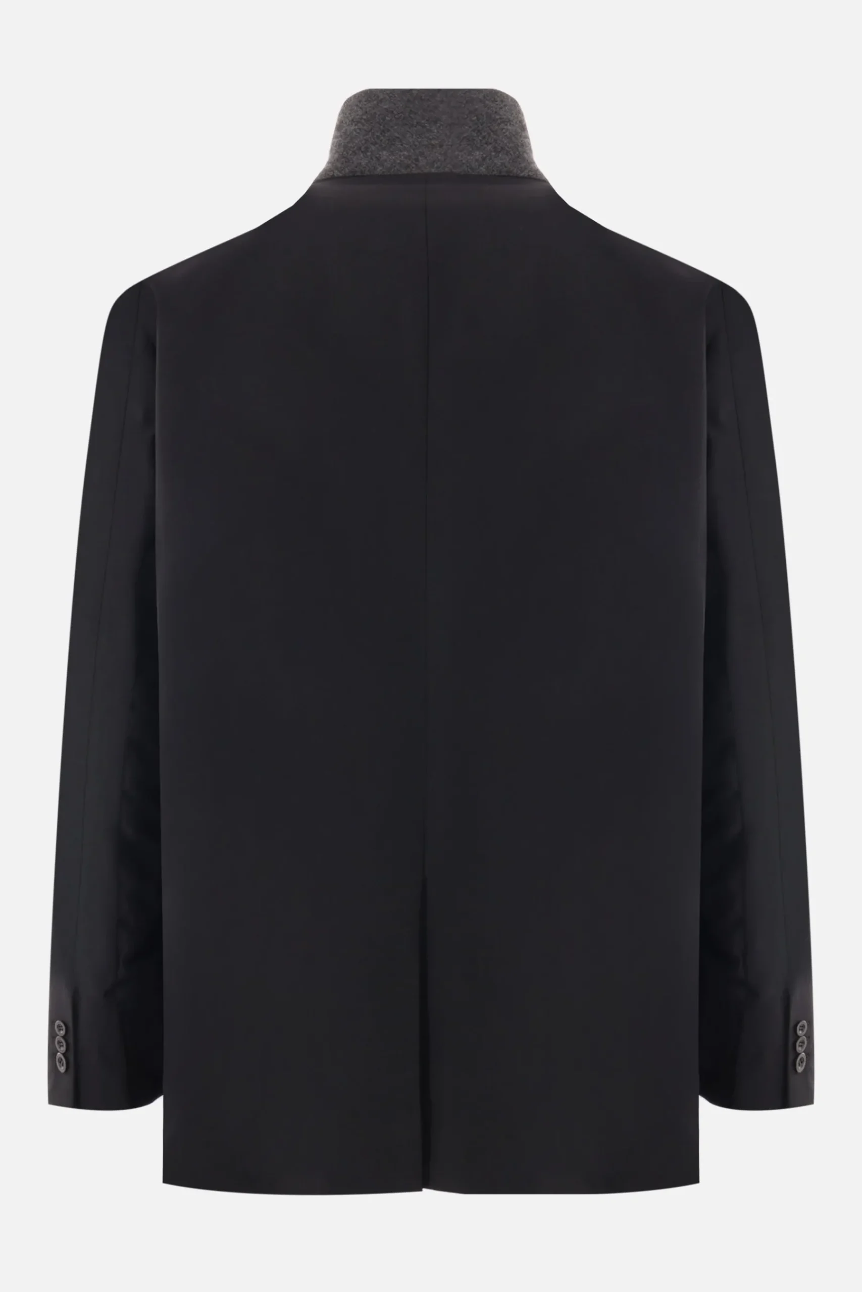SACAI wool blend and nylon suiting jacket