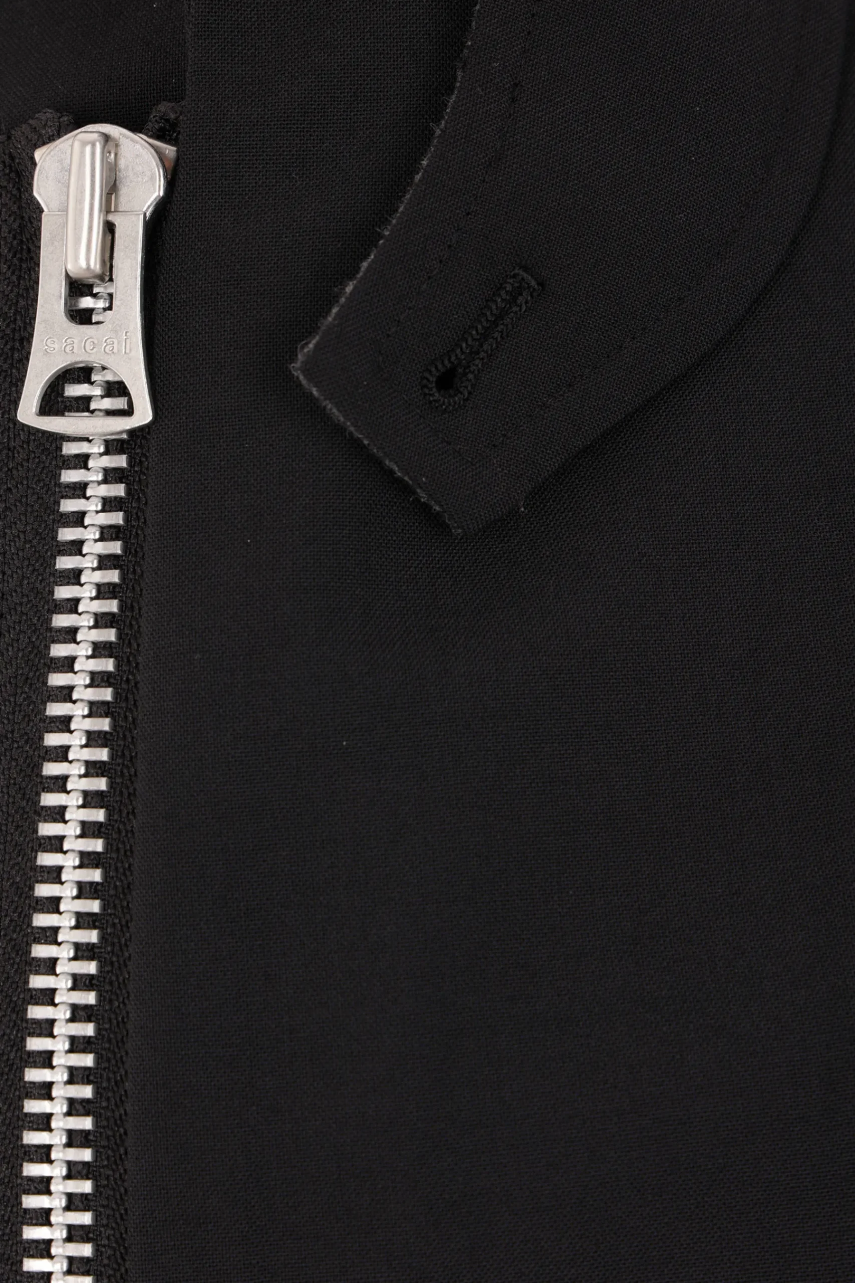 SACAI wool blend and nylon suiting jacket