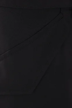 SACAI wool blend cargo trousers with belt