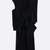 Women YOHJI YAMAMOTO wool blend destructured coat