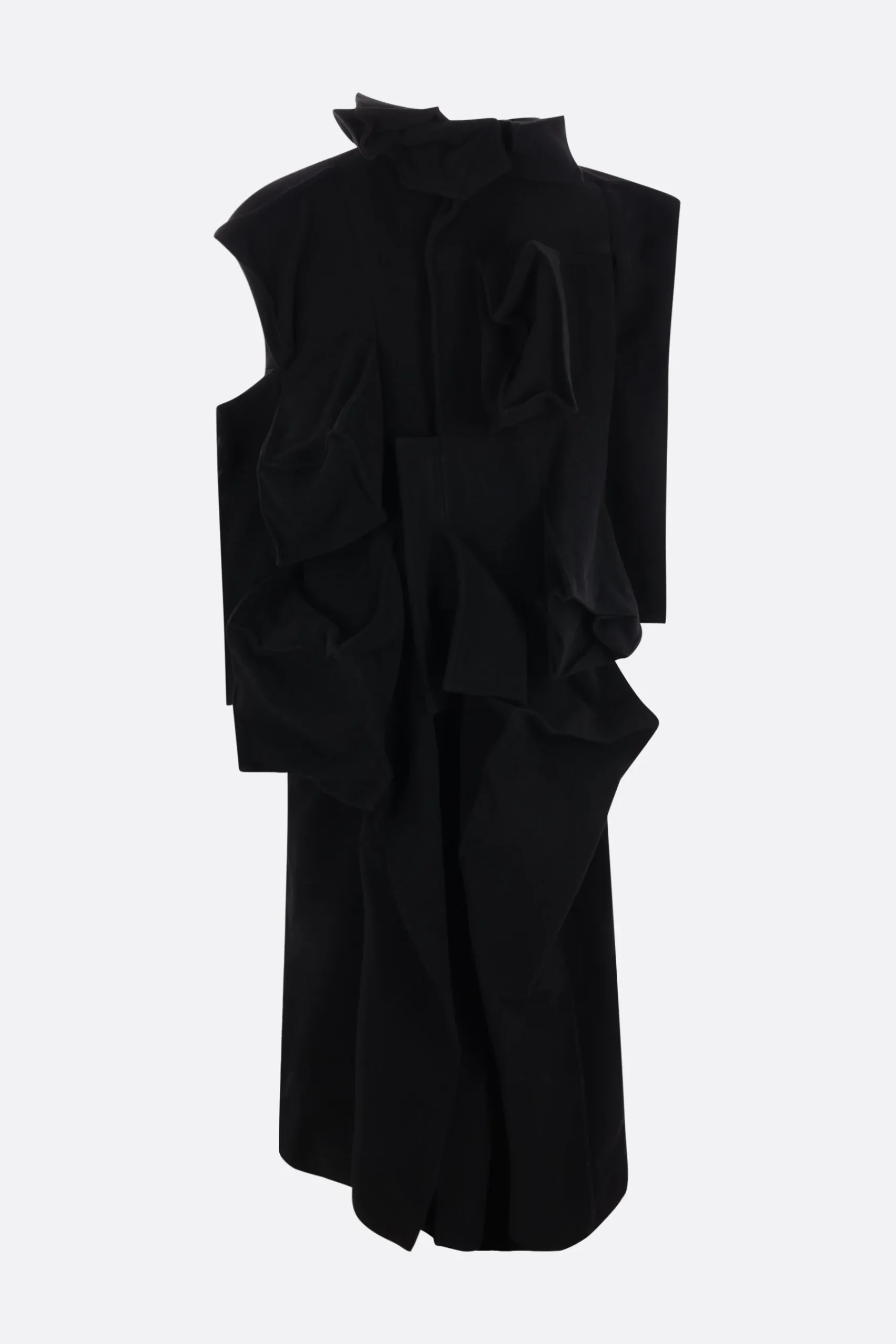 Women YOHJI YAMAMOTO wool blend destructured coat