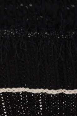 Women Y'S wool blend destructured sweater