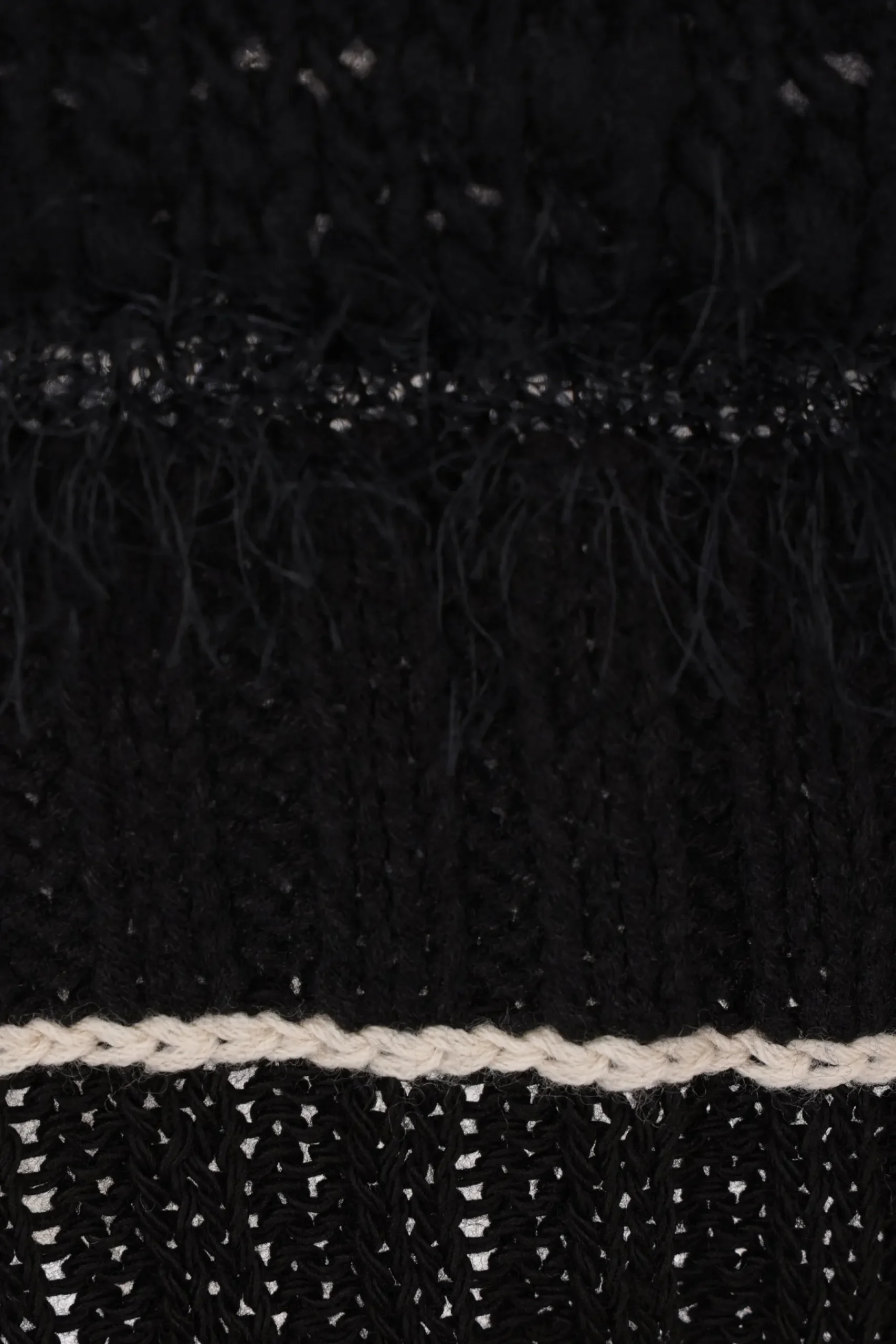 Women Y'S wool blend destructured sweater
