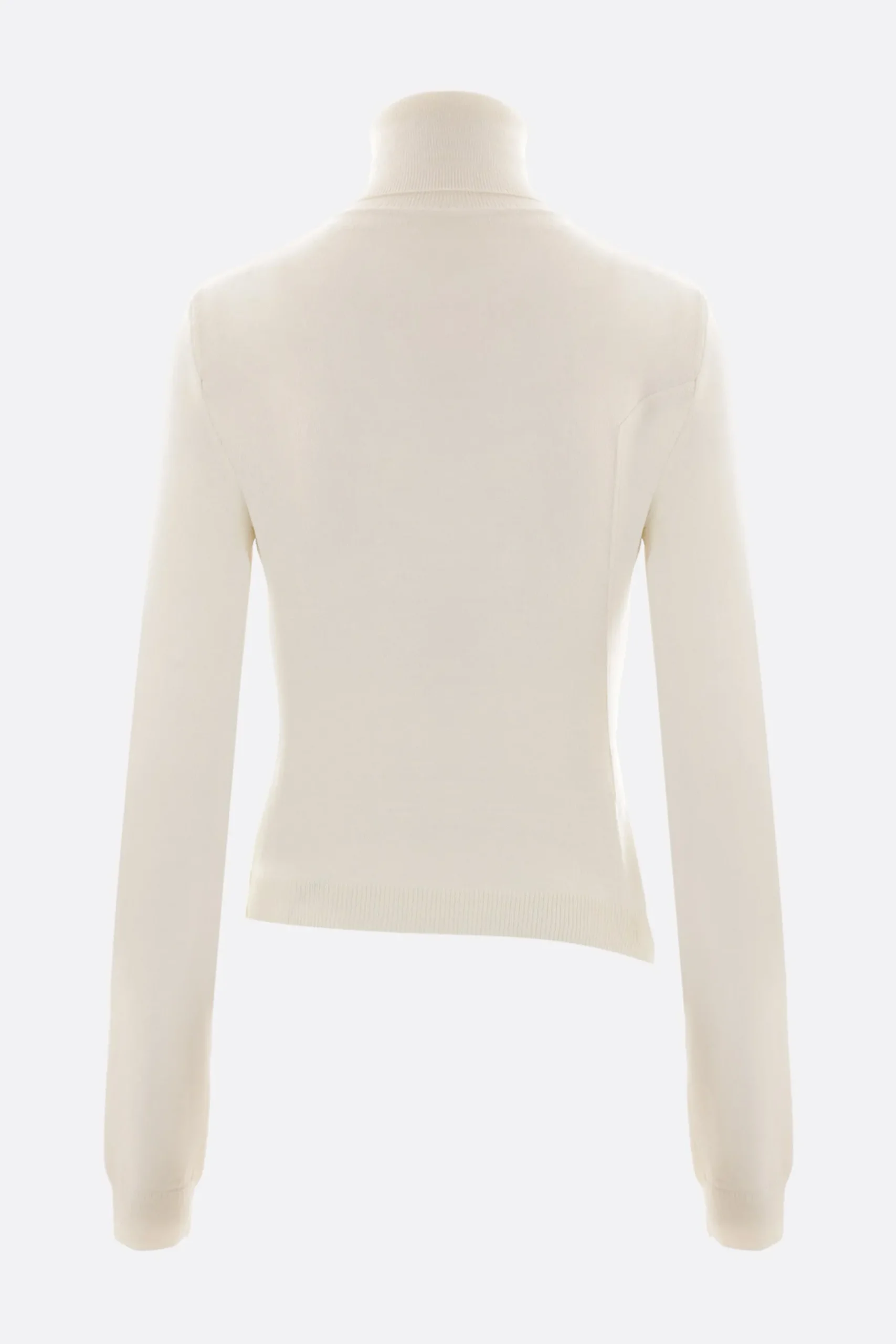 Women MM6 wool blend destructured turtleneck