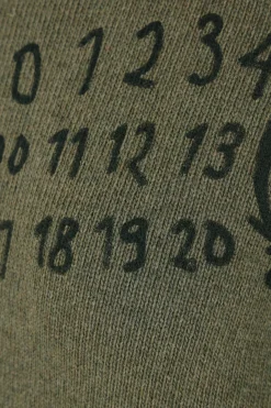 Women MM6 wool blend pullover with cut-out details