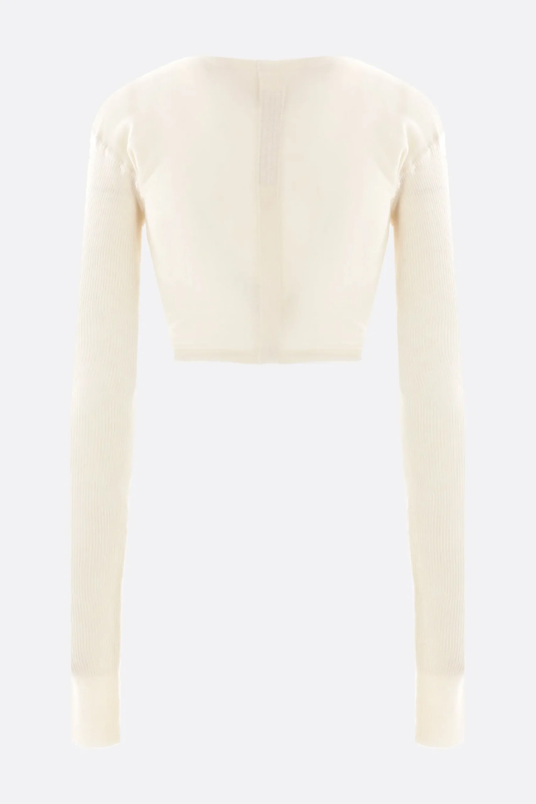 Women RICK OWENS wool crop wrap cardigan