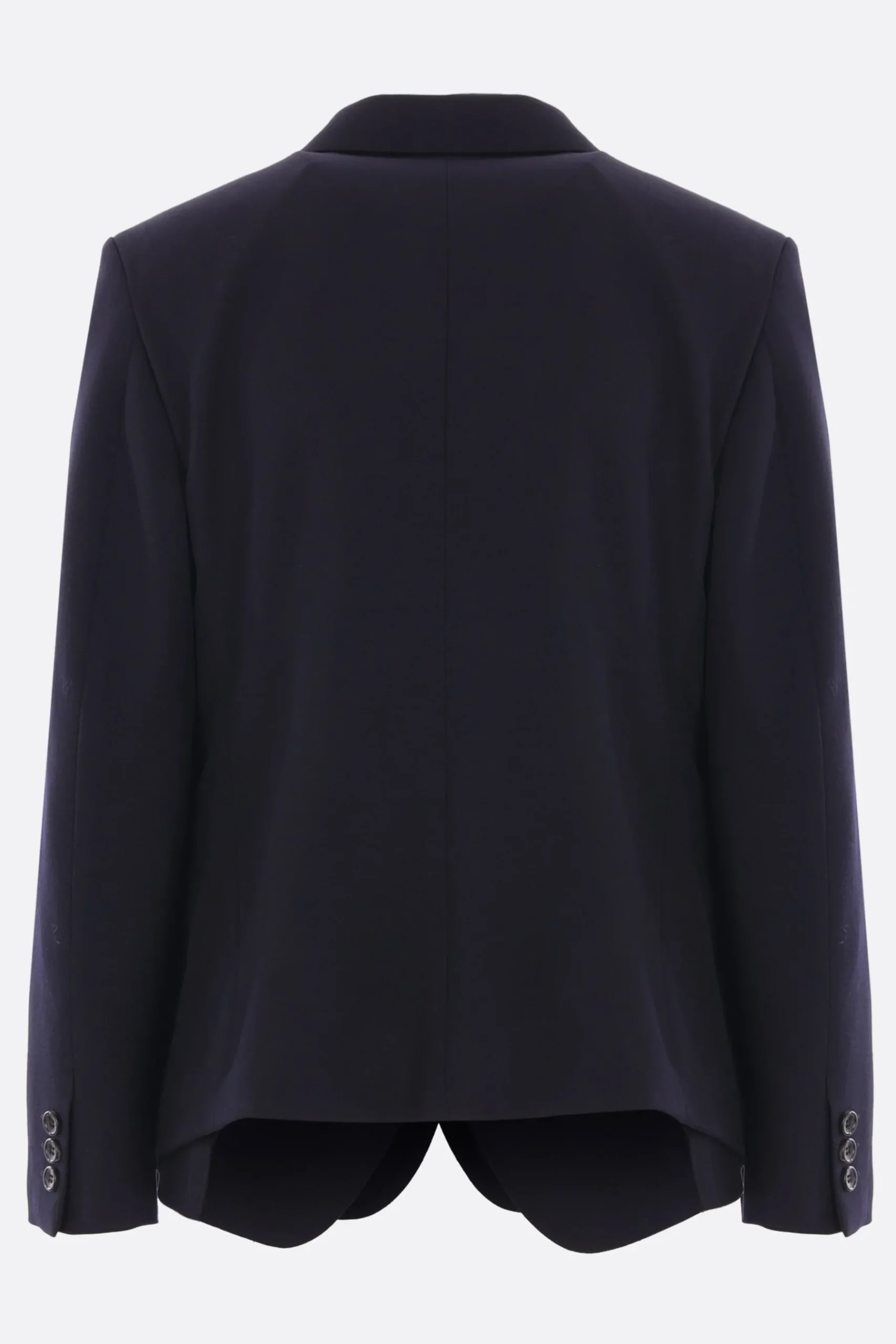 Women COMME DES GARÇONS COMME des GARÇONS wool jacket with destructured hem