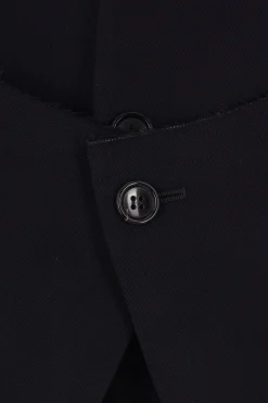 Women COMME DES GARÇONS COMME des GARÇONS wool jacket with destructured hem