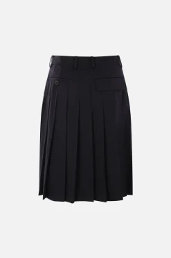 Women UNDERCOVER wool pleated skort