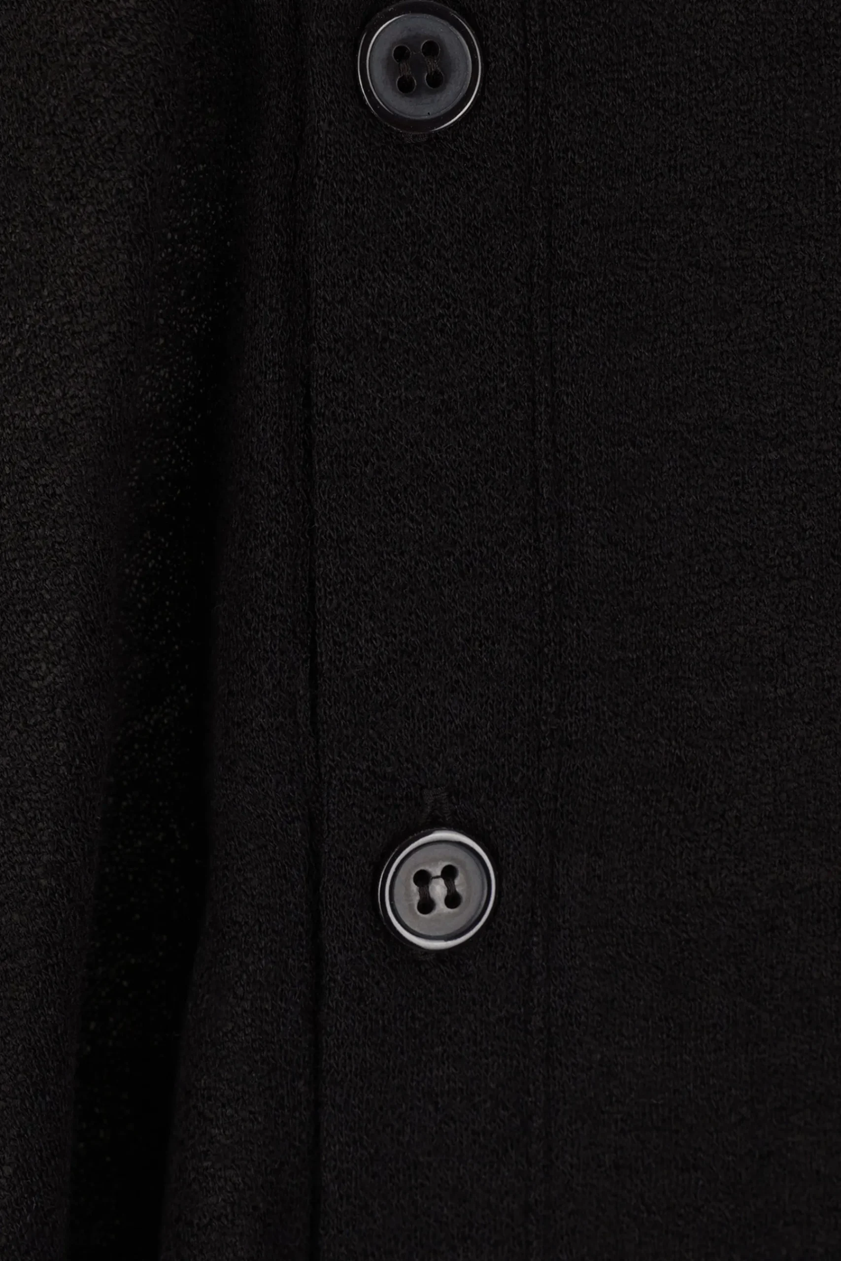 Women YOHJI YAMAMOTO wool silk crepe asymmetric cardigan