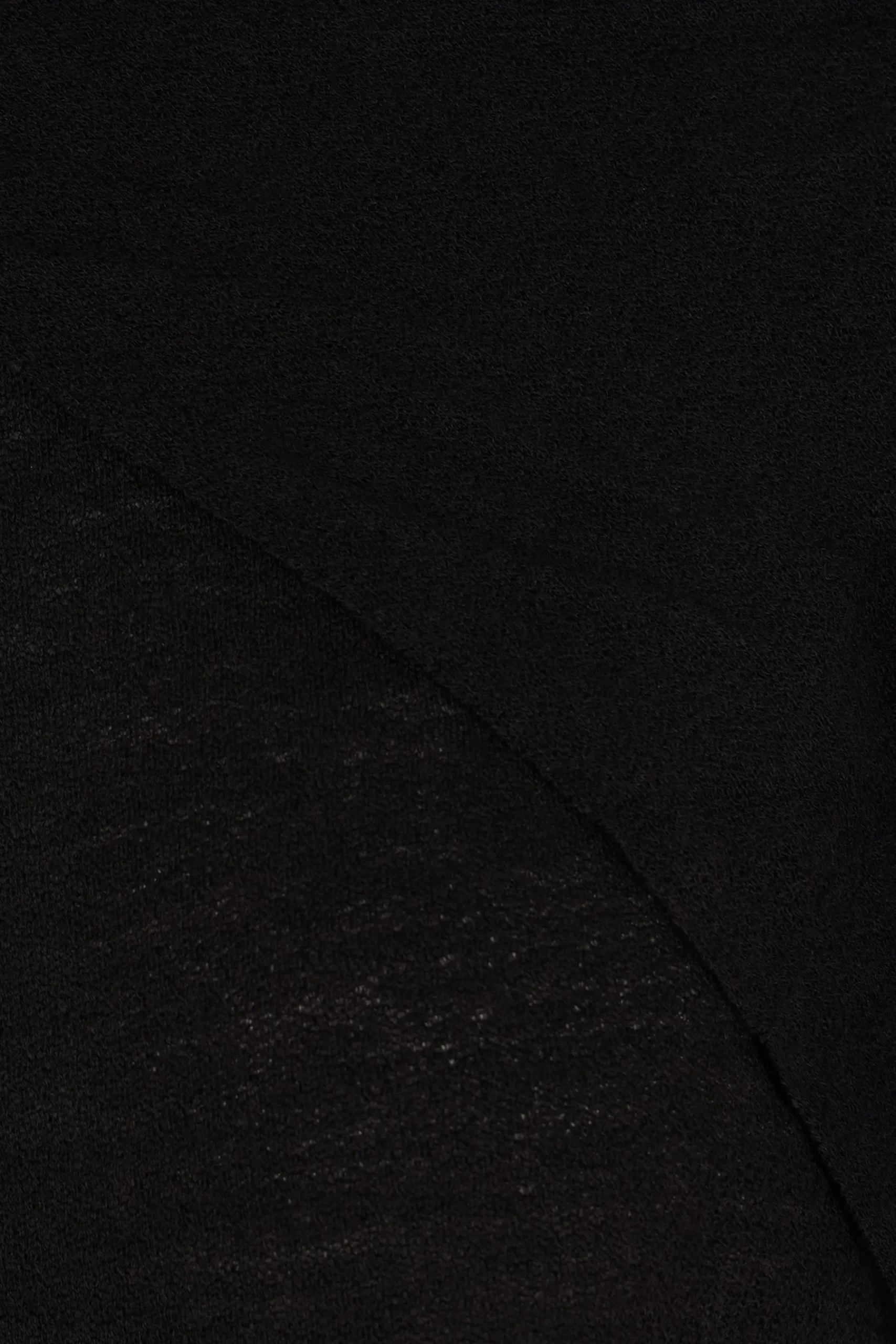Women YOHJI YAMAMOTO wool silk crepe asymmetric cardigan