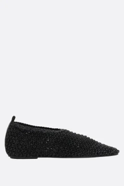Women TOTEME woven nappa ballerinas