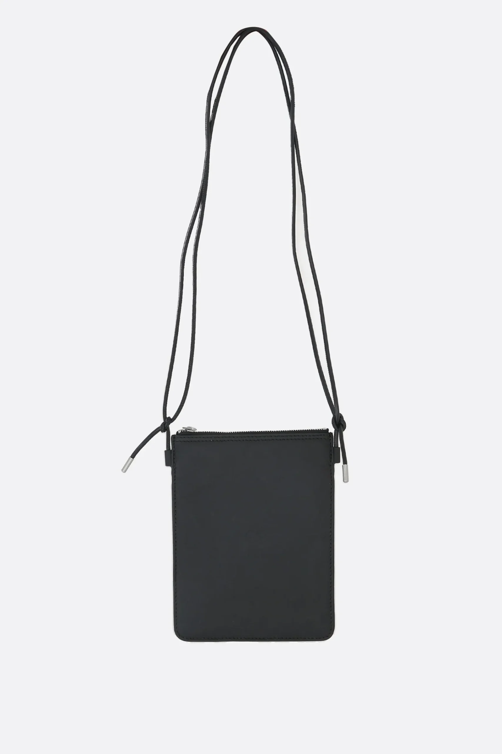Y-3 crossbody bag in crinkled leather