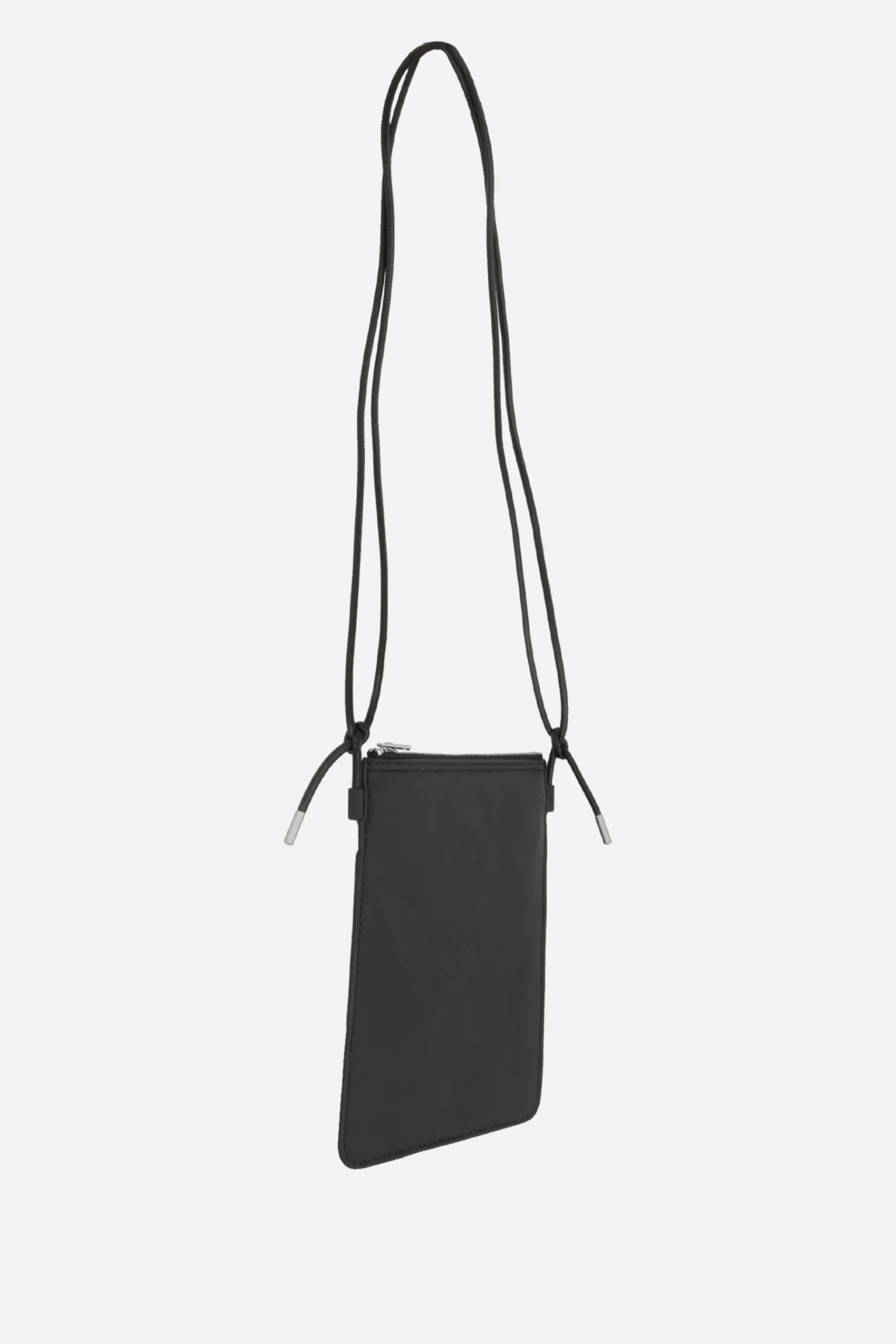 Y-3 crossbody bag in crinkled leather