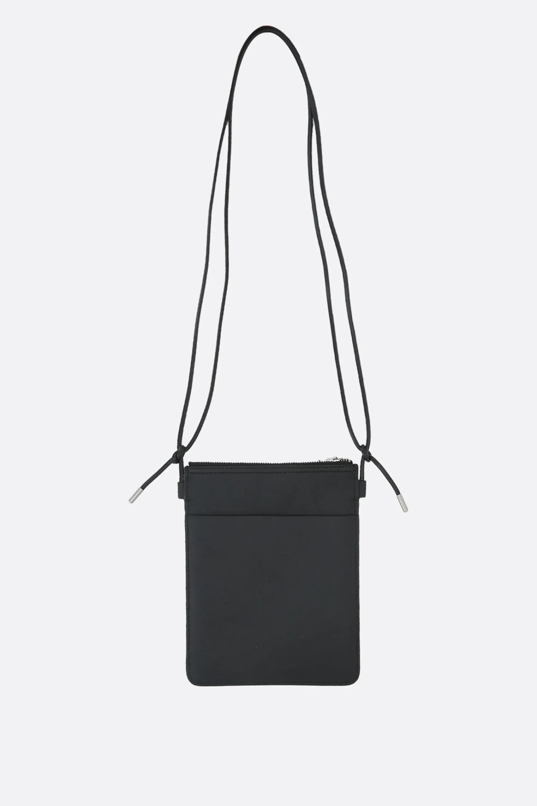 Y-3 crossbody bag in crinkled leather