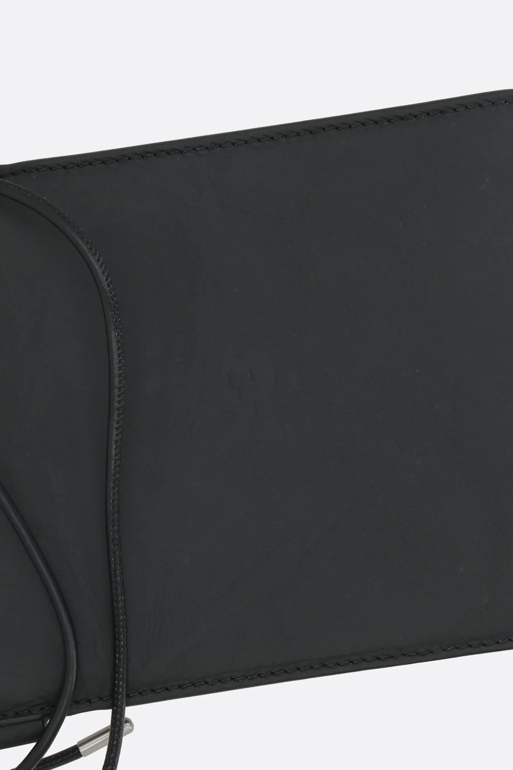 Y-3 crossbody bag in crinkled leather